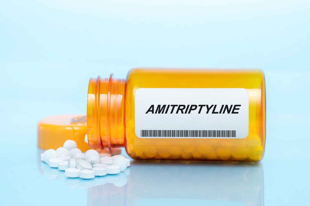 Amitriptyline pill bottle Amitriptyline pill bottle
